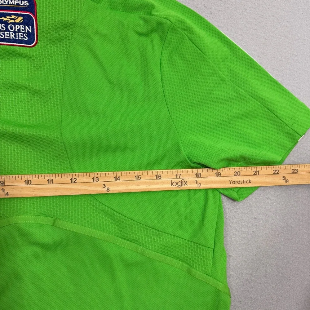 Adidas Western & Southern Open Cincinnati Tennis Polo Shirt Green Mens Small NEW